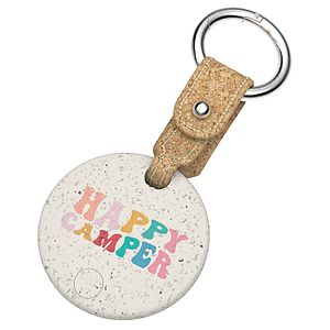 EcoSpot Pro: Eco-Conscious Bluetooth Tracker with Cork Keychain