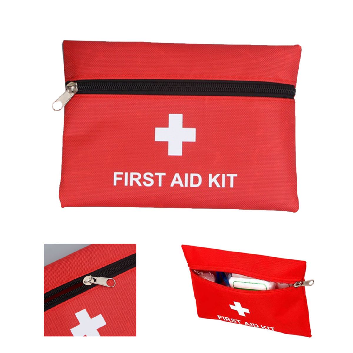 First Aid Kit Nylon Bag With Zipper