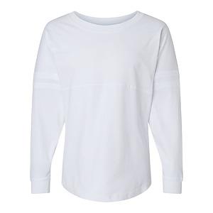 Women's Pom Pom Long Sleeve Jersey T-Shirt