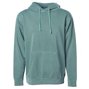 Independent Trading Company Unisex Midweight Pigment Dyed Hooded Sweatshirt