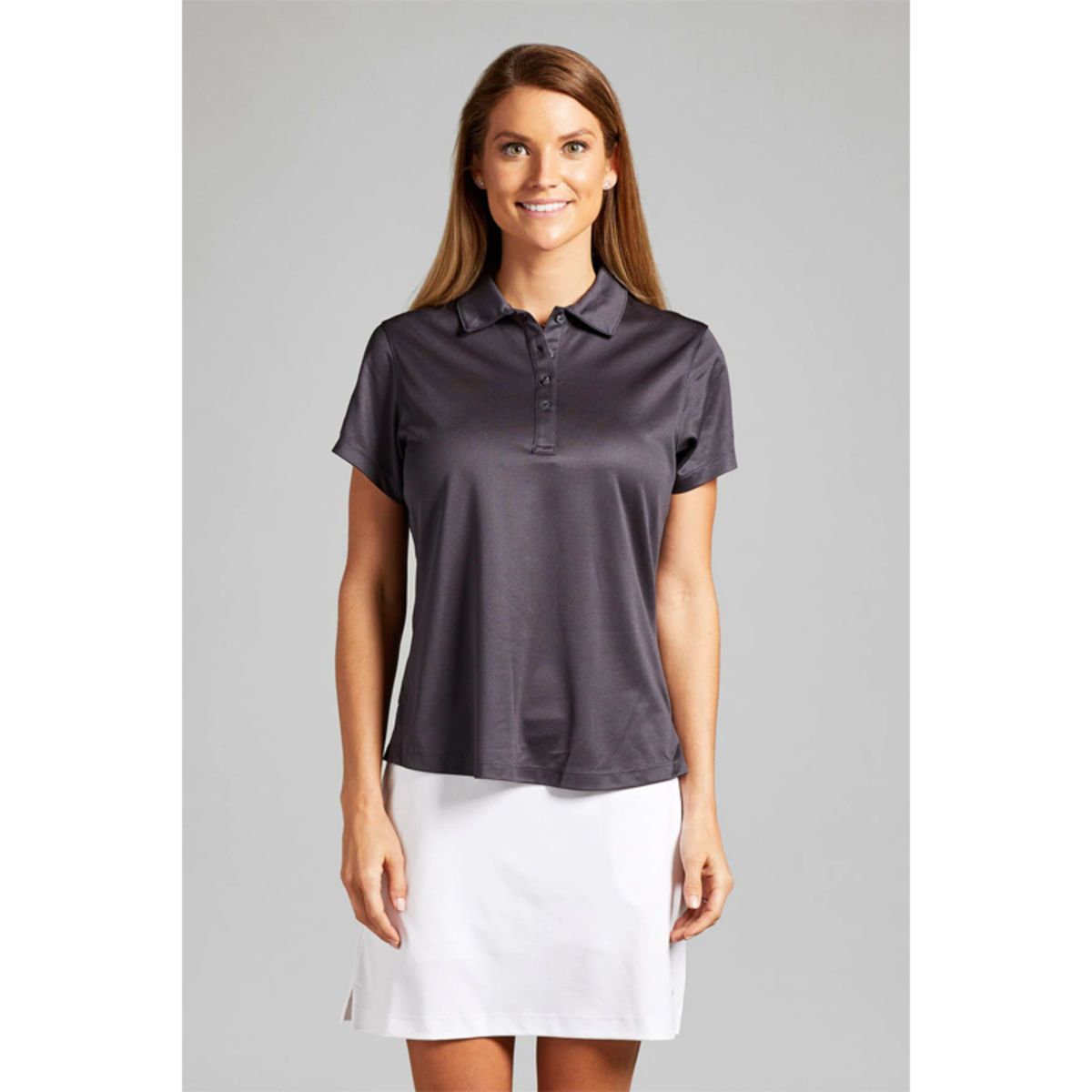 Bermuda Sands Ladies Charlee Solid Short Sleeve Polo