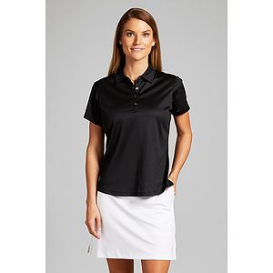 Bermuda Sands Ladies Charlee Solid Short Sleeve Polo