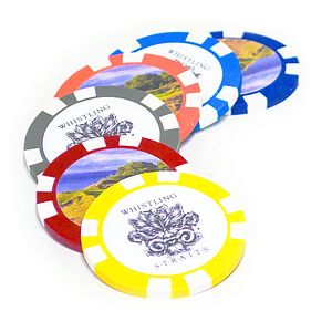 Scotsman's Divot Tool with Direct Print Poker Chip in a Magnetic Close Gift Box