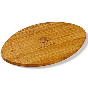 Football Shaped Bamboo Cutting Board