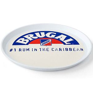 14" Round Styrene Serving Tray w/Decal