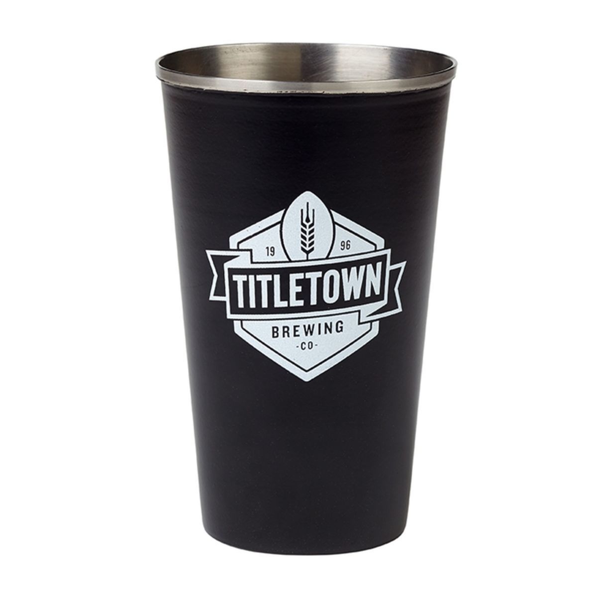 16 oz. Black Stainless Steel Pint Tumbler