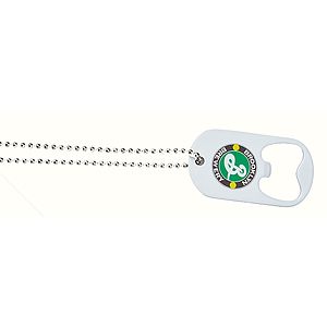 Dog Tag Bottle Opener - Full Color Imprint