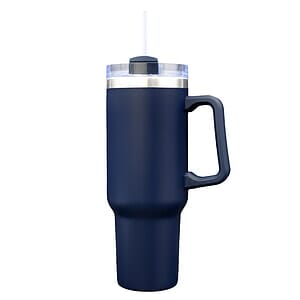 40 oz Stainless Steel Double Wall Mug w/Lid - Free Gift Box