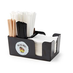 Plastic Napkin/Straw Caddy