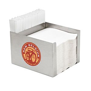 Stainless Steel Napkin/Straw Caddy