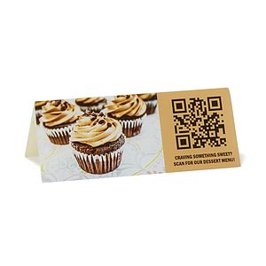 Menu/Info Scanner Table Tent