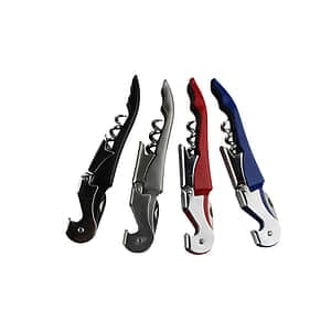Stainless Steel Wine Opener/Corkscrew w/Color Handle