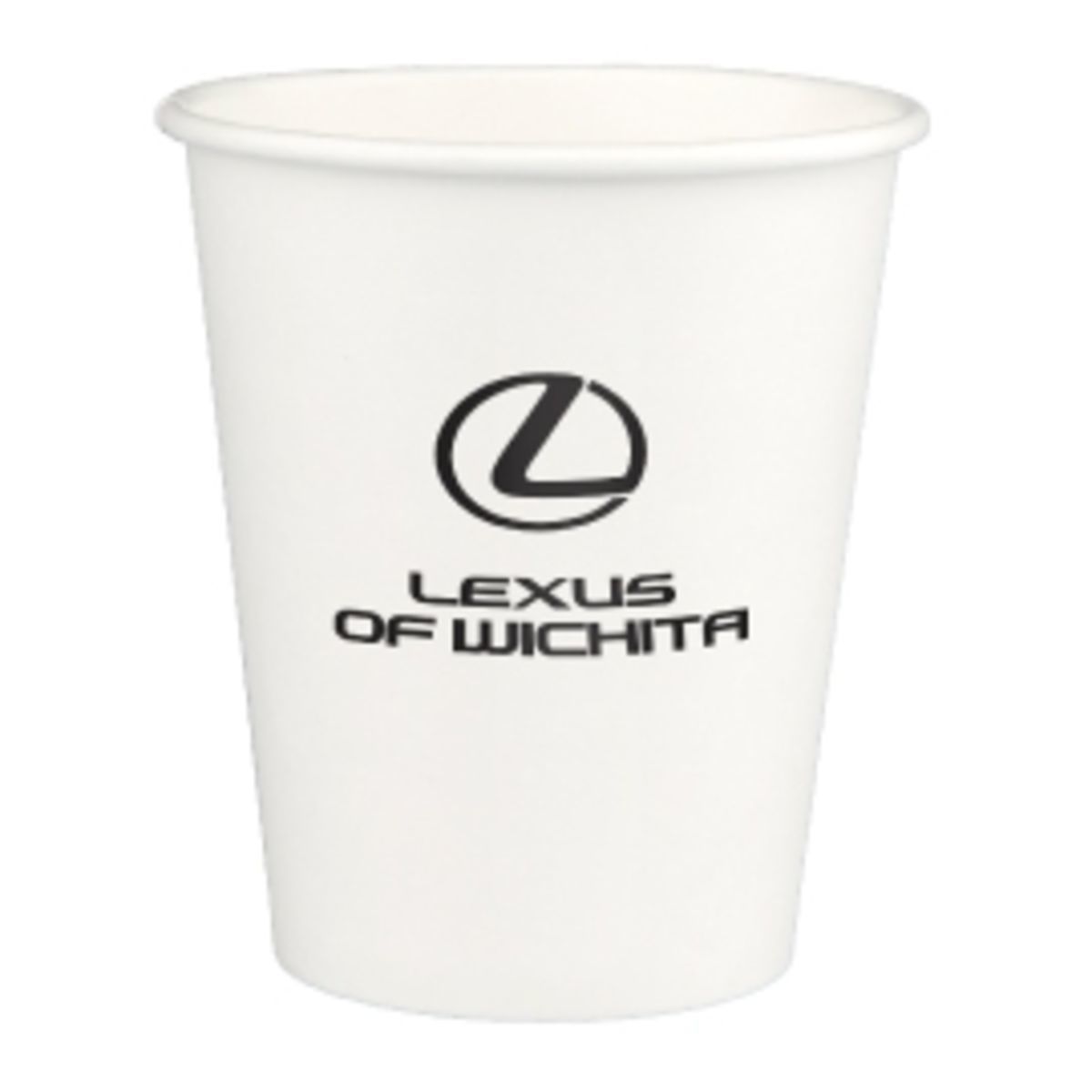10 oz Squat White Disposable Paper Cup