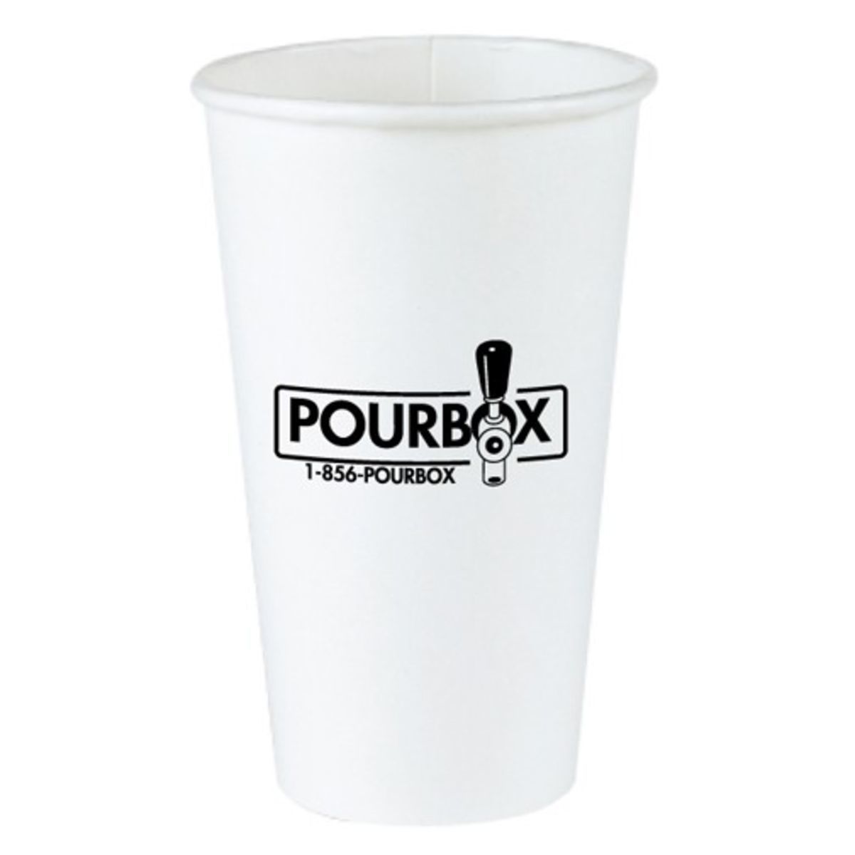 16 oz White Disposable Paper Cup