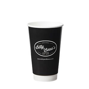 16 oz White Double Wall Disposable Paper Cup