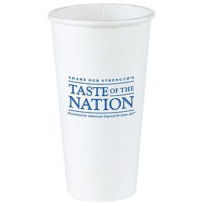 20 oz White Disposable Paper Cup