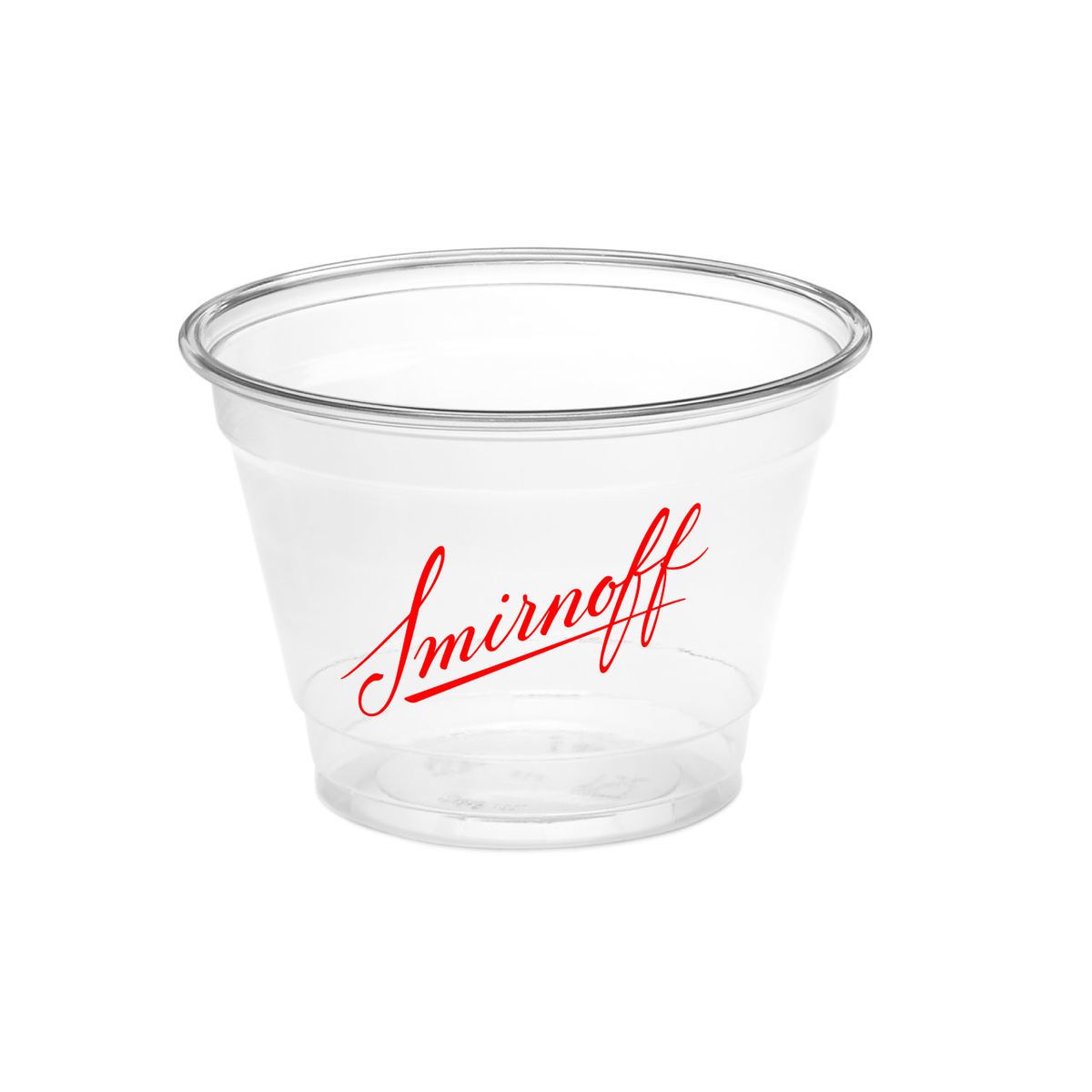9 oz. Squat Clear Plastic Party Cup