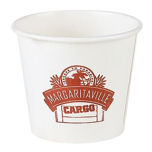 4 oz White Disposable Paper Cup