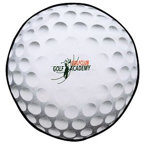 GOLF BALL SHAPED SPORTS TOWEL