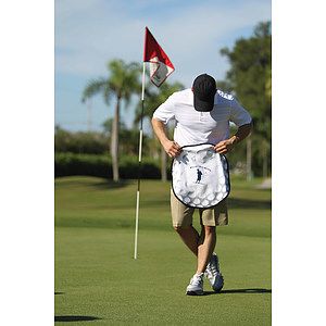 GOLF BALL SHAPED SPORTS TOWEL