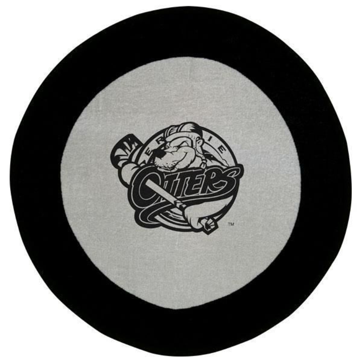 FIBER REACTIVE HOCKEY PUCK SHAPED SPORT TOWEL