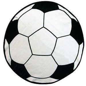 FIBER REACTIVE SOCCER SHAPED SPORT TOWEL