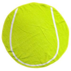 FIBER REACTIVE TENNIS BALL SHAPED SPORT TOWEL
