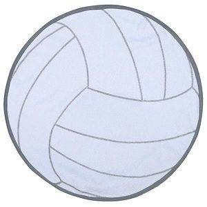 FIBER REACTIVE VOLLEYBALL SHAPED SPORT TOWEL