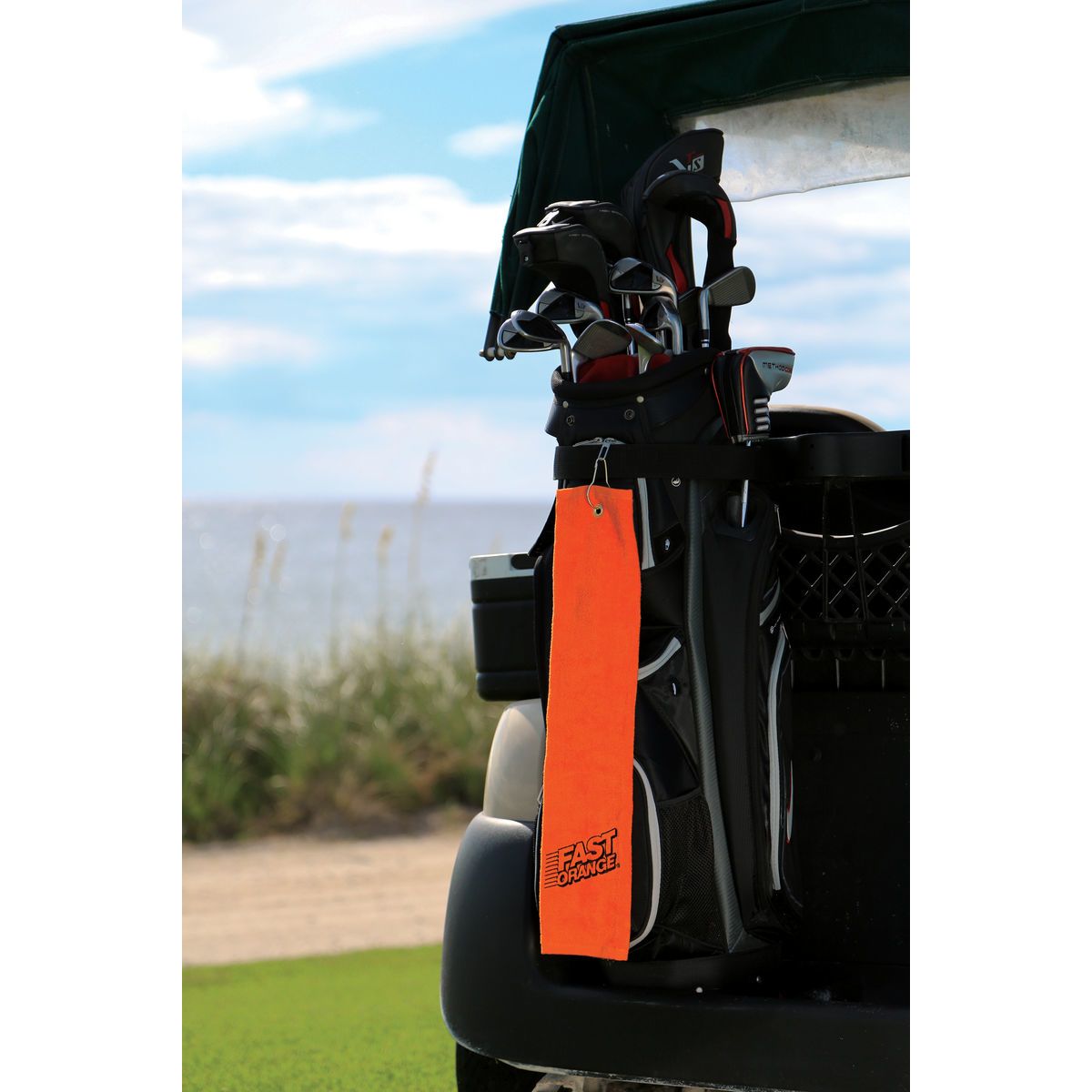 Jewel collection golf towel with trifold grommet Corporate Specialties