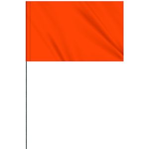 1-Color 5" x 8" Custom Vinyl Marking Flag with 36" Wire
