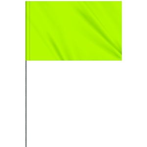 1-Color 5" x 8" Custom Vinyl Marking Flag with 36" Wire