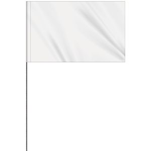 1-Color 5" x 8" Custom Vinyl Marking Flag with 30" Wire