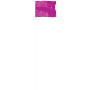Purple 4" x 5" Marker Flag on a 21" Wire