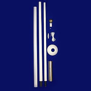 20' Sectional Fiberglass Flagpole