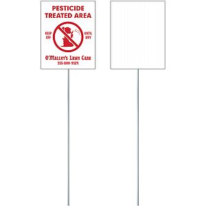 5" x 4" Corrugated Value Posting Signs - One Sided Print