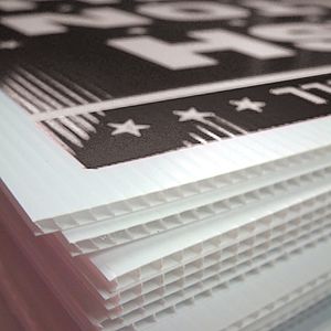 5" x 4" Corrugated Value Posting Signs - Two Sided Print