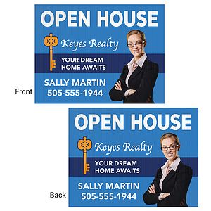 Medium Corrugated Yard Sign - Full Color - 2 Sides