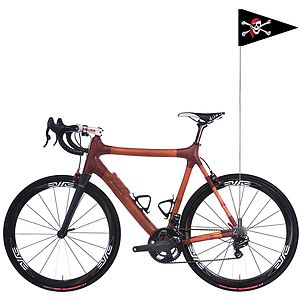 12" x 18" Double Sided PVC Bike Flag with Pole and Bracket