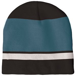 Knit Beanie with No Pom and No Cuff (No Logo)