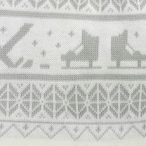 Knit Beanie with No Pom and No Cuff (Printed Logo)