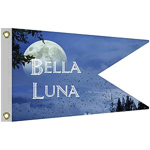 Single Reverse Knitted Polyester Rectangle Boat Flag (16"x24")