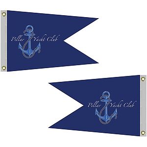 Double Sided Knitted Polyester Rectangle Boat Flag (24"x36")