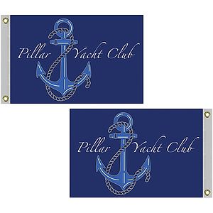 Double Sided Knitted Polyester Rectangle Boat Flag (24"x36")