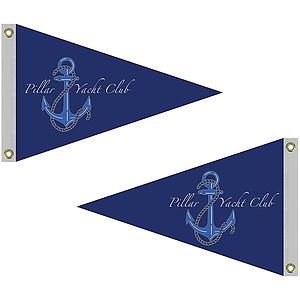 Double Sided Knitted Polyester Rectangle Boat Flag (24"x36")