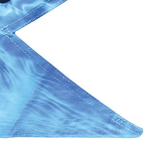 Single Reverse Knitted Polyester Guidon Boat Flag (16"x24")