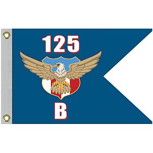 Single Reverse Knitted Polyester Guidon Boat Flag (16"x24")