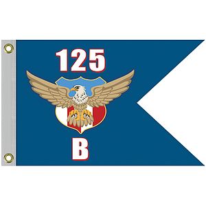 Double Sided Knitted Polyester Guidon Boat Flag (16"x24")