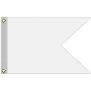 Single Reverse Knitted Polyester Guidon Boat Flag (24"x36")