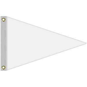 Single Reverse Knitted Polyester Pennant Boat Flag (24"x36")
