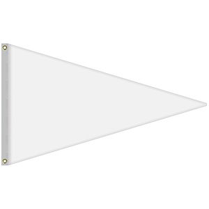 Single Reverse Knitted Polyester Pennant Boat Flag (36"x60")
